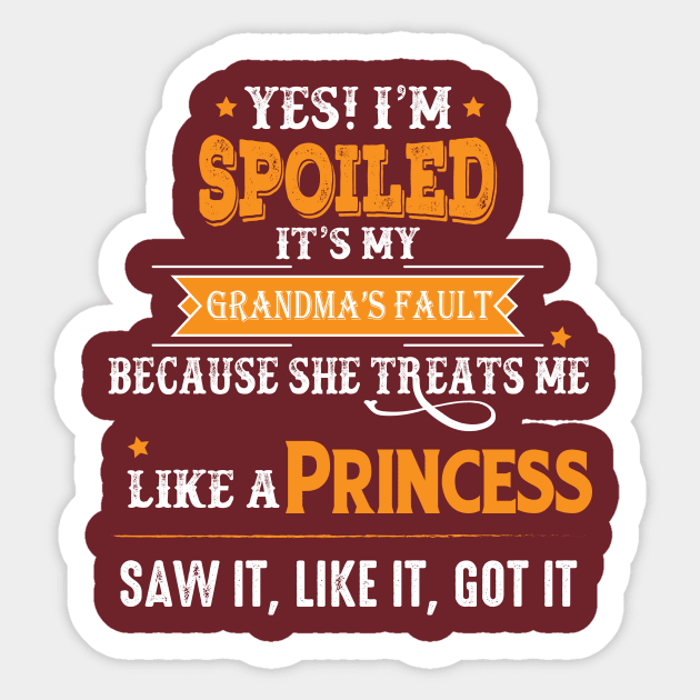 Spoiled Princess Sticker by Hinokart